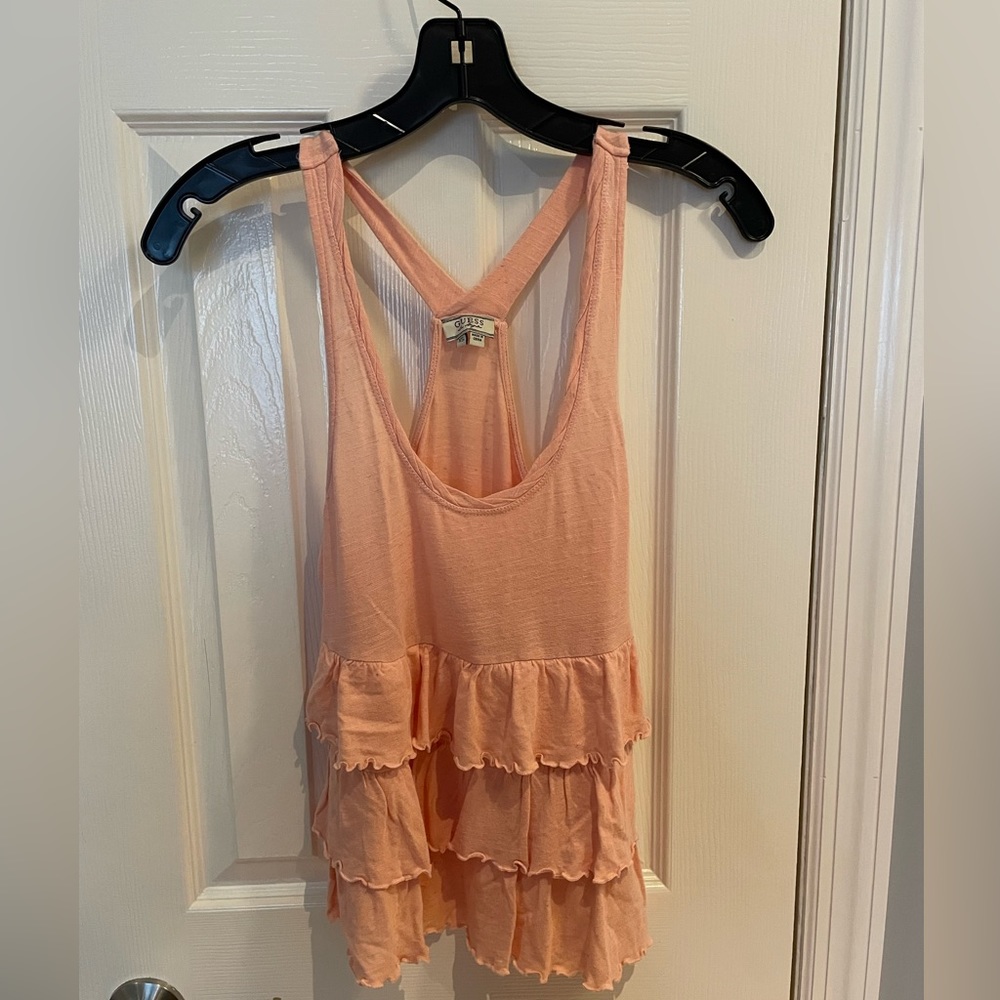 Guess ruffle top